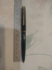 GENUINE MONTBLANC BLACK RESIN BALL POINT PEN GERMANY