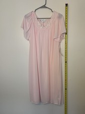 VTG Miss Elaine Classics Nightgown NWT 3X Pink Nylon Tricot Sleepwear Plus Size
