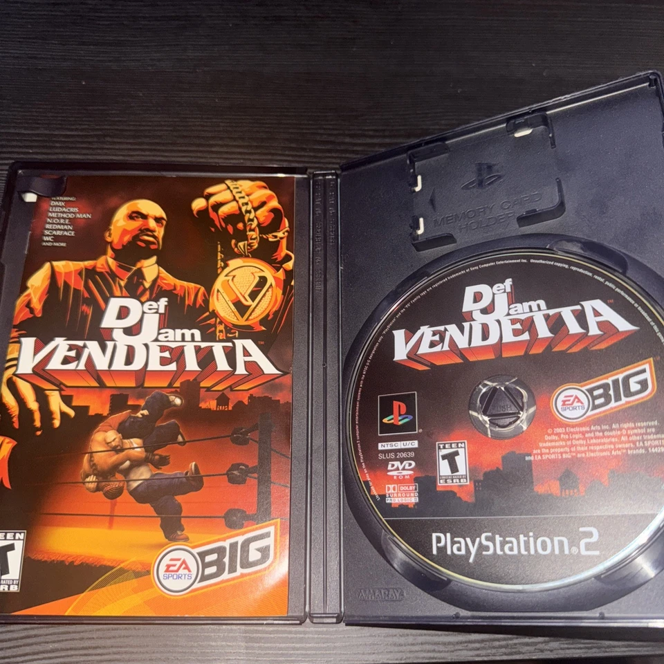 Def Jam Vendetta Sony PlayStation 2 PS2 Completo En Caja Con Manual Y Estuche CIB Foto 3 de 4