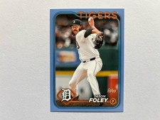 2024 Topps Update Series Jason Foley #US290, Fathers Day, Numbered 13/50!