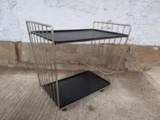 Servierwagen Teewagen 60er Tisch Danish Lochblech Barwagen Beistelltisch 50er