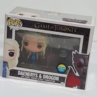 Funko Pop! Game of Thrones - Daenerys and Drogon (Metallic) Underground Toys Exc