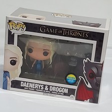 Funko Pop! Juego de Tronos - Juguetes Subterráneos Daenerys and Drogon (Metálicos) Exc