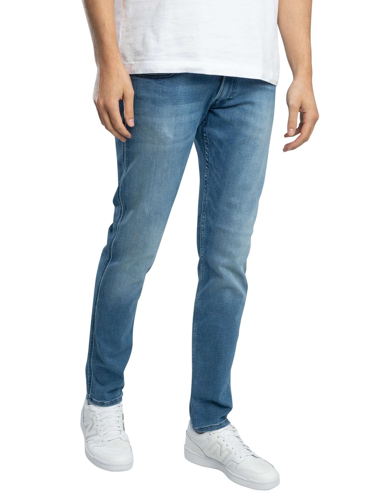 Replay Mens Anbass Slim Jeans Blue 23390₽