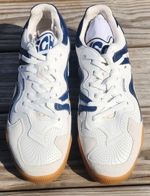 MSCHF V2.Wav White Cream Navy MSCHF015 Low Top Leather Sneaker 2024