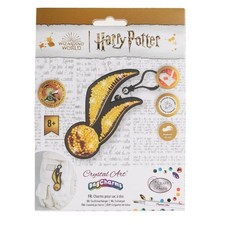 Craft Buddy Crystal Art Bag Charm Llavero Harry Potter Snitch Dorado