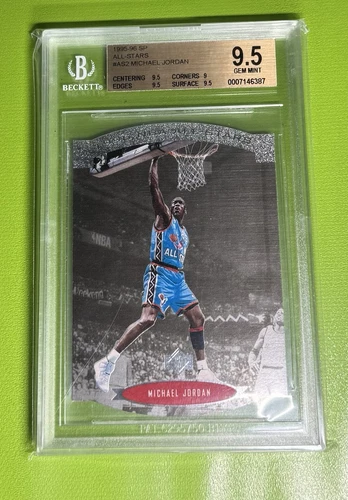 Michael Jordan 1995-96 Upper Deck SP All Stars Die-Cut #AS2 BGS 9.5 Gem Mint!