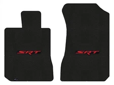 Lloyd Classic Loop Front Mats for '11-16 Dodge Challenger w/Red on Black SRT