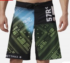 Reebok Mens One Series Brandana Shorts Swimming Trunks