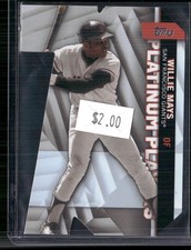 2021 Topps #PDC-13 Willie Mays Platinum Players Die Cut
