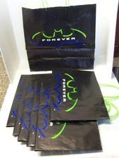 Batman Forever Warners Bros. store shopping bags, 7, excellent condition