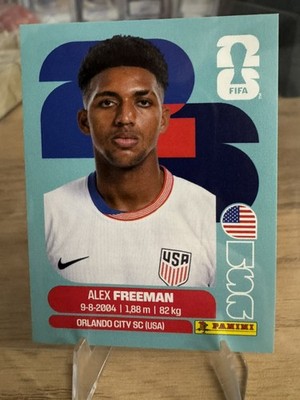 Panini World Cup 2026 - Alex Freeman - USA 6 (DM Open For Change)