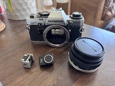 Olympus OM10 Vintage SLR Film Camera. Not tested