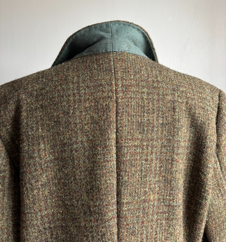 HARRIS TWEED JACKET 38 40 mens green 100% pure new wool JAGLA tailored GLASGOW - Picture 17 of 20
