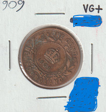 1909 Newfoundland Large Cent Edward VII