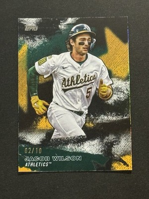 JACOB WILSON 2026 TOPPS #SMLB-30 STARS MLB BLACK CRACKLEBOARD FOIL #’d /10 Read