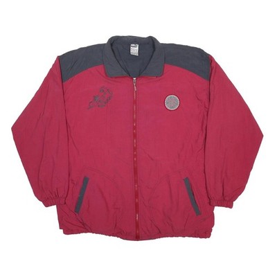 Puma Herren rot & grau Mountainbike Shop Zip Jacke XL Polyestermischung Freizeit