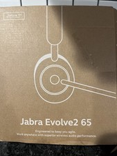 Jabra Evolve2 65 Headset - USB-A MS Used Headset Only. PRE-OWNED FREE SHIPPING