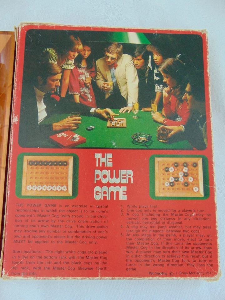 THE POWER GAME Vintage 1975 Connections Board Game Angel Toys - Complete - Image 3 of 4