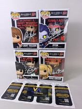 Signed Death Note Funko Pop Lot w/ QUOTE + JSA COA Autograph