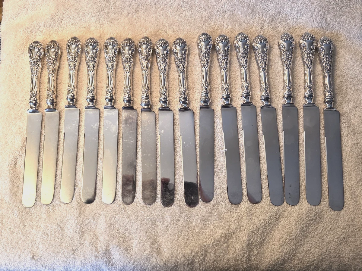 25+ Knife Victorian 1850-1899 Antique US Sterling Silver for sale