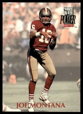 1992 Pro Set Power 16 Joe Montana San Francisco 49ers Football Card