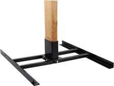 Highwild 2x4 Target Stand Base for AR500 Steel Shooting Targets - Black 