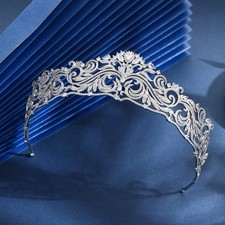 Swarovski zirconia Bride Wedding Crown tiara