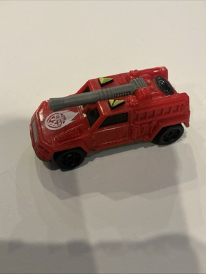 #ad #ad Hot Wheels 1994 Red Fire Department Water Cannon Truck Diecast 1 64 Scale Loose $4.00