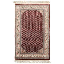 Pande Cameroon 3x5 Hand Knotted Wool Maroon Boteh Traditional 200 KPSI Rug