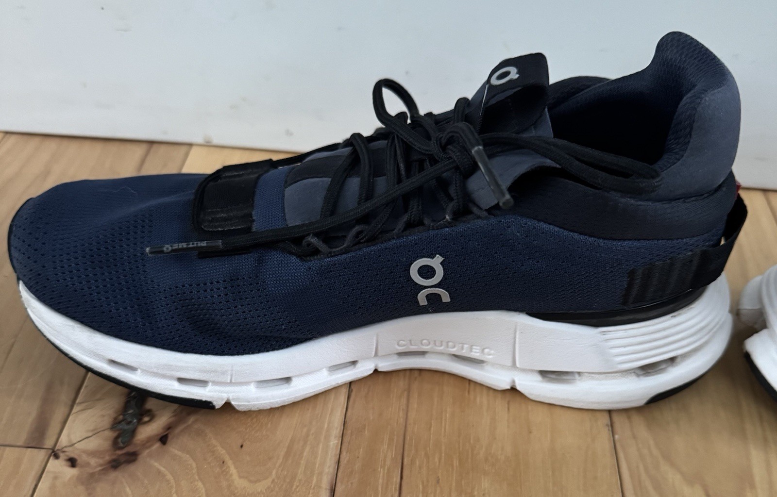 On Cloudnova Navy White Cloudtec Running Shoes  W… - image 3