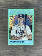 2025 Topps Archives Kameron Misner Aqua Foil RC SN /75 - Tampa Bay Rays
