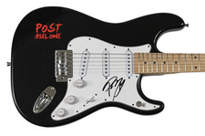 Post Malone Signed Autograph Electric Guitar Hollywood's Bleeding Beckett COA