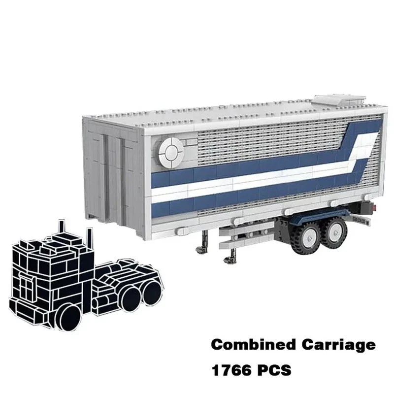 MOC Carriage Upgrade Kit for Robot Optimus Prime 10302 compatible 1766 pcs - Image 3 of 4