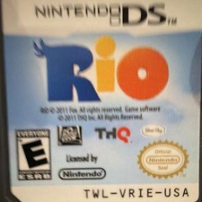 Rio (Nintendo DS) THQ Action & Adventure E Rated NTSC-U/C 2011 Nintendo Licensed