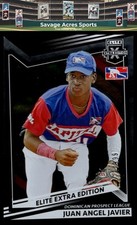 2022 Panini Elite Extra Edition #184 Juan Angel Javier /999