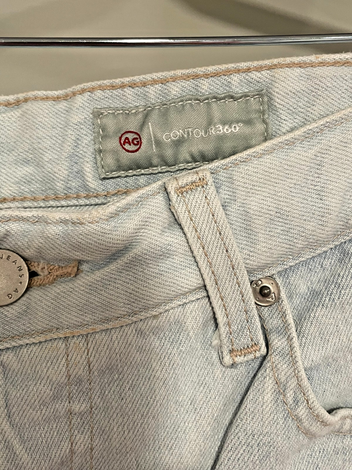 AG Women's Jeans Light Wash Alexxis Slim High Rise Vintage Fit. New partial tags thumbnail 3