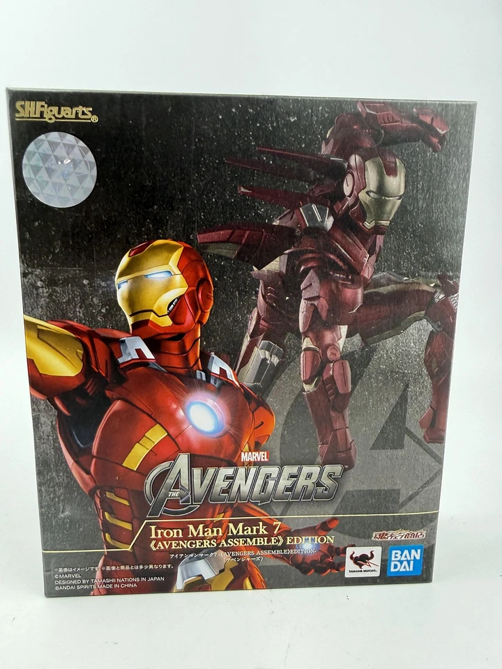 Figura Marvel Bandai S.H.Figuarts Iron Man Mark VII 7 Avengers Assemble Edition Foto 2 de 4
