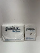 Galleria Lady Pepperell California King Set White 1 Fitted Sheet + 2 Pillowcases