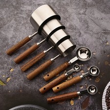 Measuring Cups and Spoons Set 8PCS Stainless ...