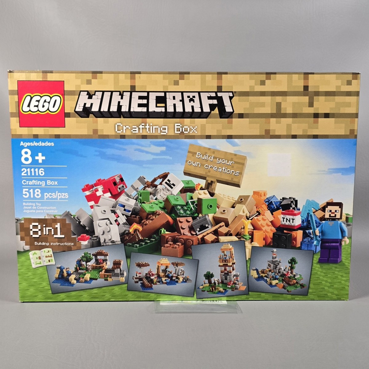 LEGO Minecraft Crafting Box 21116 Sealed Retired with Steve