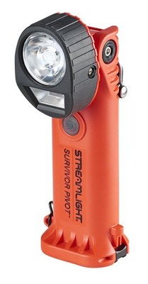 Streamlight Survivor Pivot Flashlight 325 Lumens Waterproof Dual Beam Clip Or...
