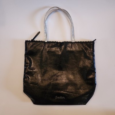 Carlos Falchi Black Tote Bag