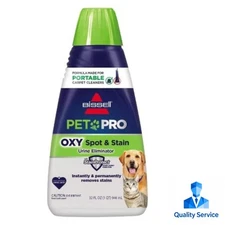 BISSELL 32oz Pet Pro Oxy Spot & Stain - 2034: Carpet Cleaner Solution Upholstery