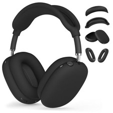 Silicone Case Cover for AirPods Max 2/1, Ear Pad Case Cover/Ear Cups Black-C3
