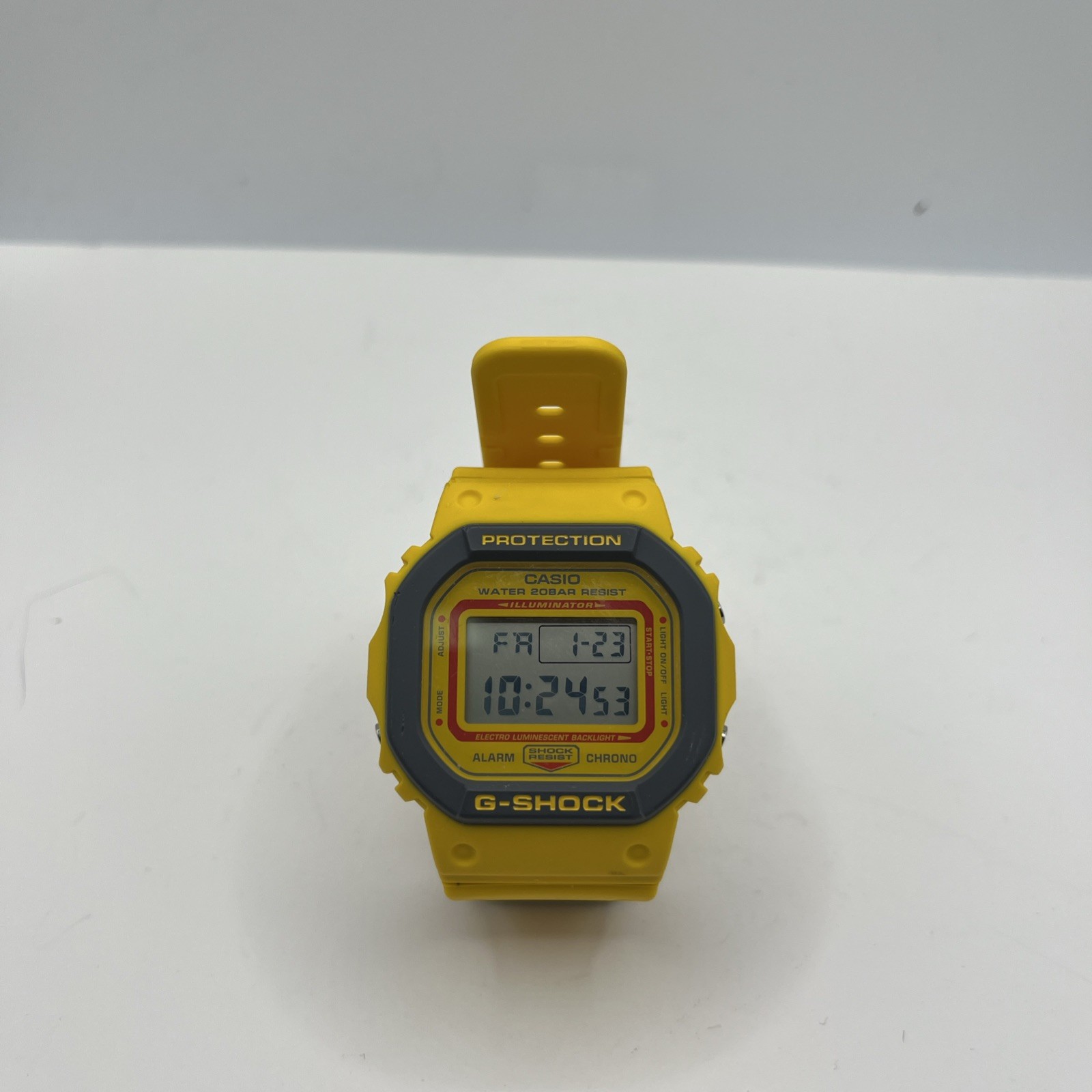    Authentic Casio G-Shock DW-5610Y-9DR Digital Yellow Resin Watch Yellow