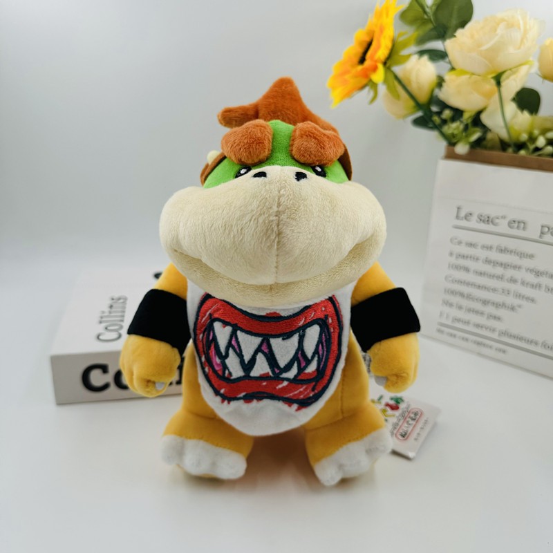 22cm Bowser Jr. Plush Toys Super Mario Sunshine Periphery Soft