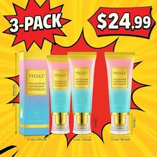 3-PACK Niacinamide Whitening Toothpaste for Radiant Smile – Gentle Stain Removal