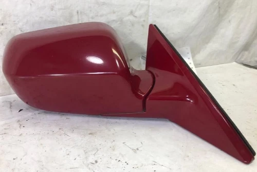 1999-2002 Honda Accord Right Passenger Side View Power Mirror Door Red Oem