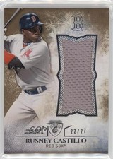 2015 Triple Threads Unity Single Jumbo Relics Sepia 22/27 Rusney Castillo s7f